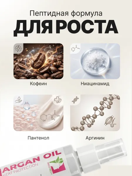 Спрей с пептидами и кофеином, MissFresh серия ЭКСПЕРТ 01