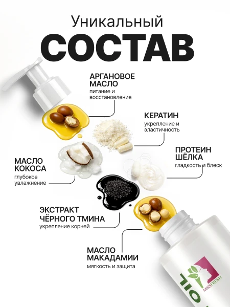 Кондиционер с аргановым маслом, MissFresh серия ЭКСПЕРТ 03