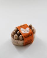 Мыло массажное с люфой Миндаль