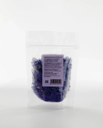 Люффа Соль для ванны в пакете Лавандовый релакс (150g)
